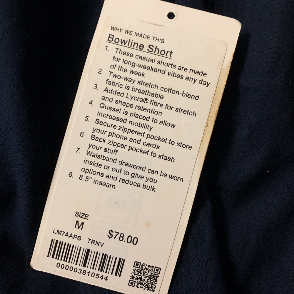 Lululemon Men's Bowline Shorts